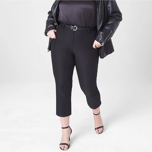Lane Bryant cropped black pants size 22.